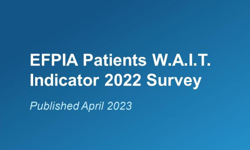 EFPIA’s 2022 Patient WAIT Indicator & European Access Portal & Root Causes Analysis & Equity-Based Tiered Pricing