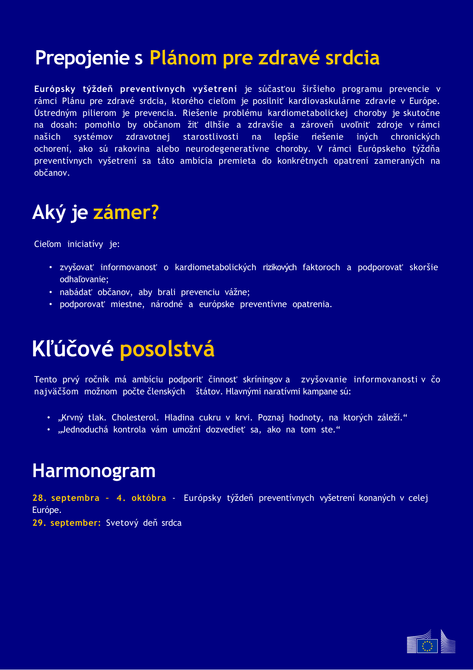 SK Európsky týždeň preventívnych vyšetrení a kampaň Poznaj svoje hodnoty (SK)-2